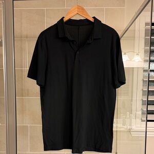 Lululemon Black Polo Shirt
